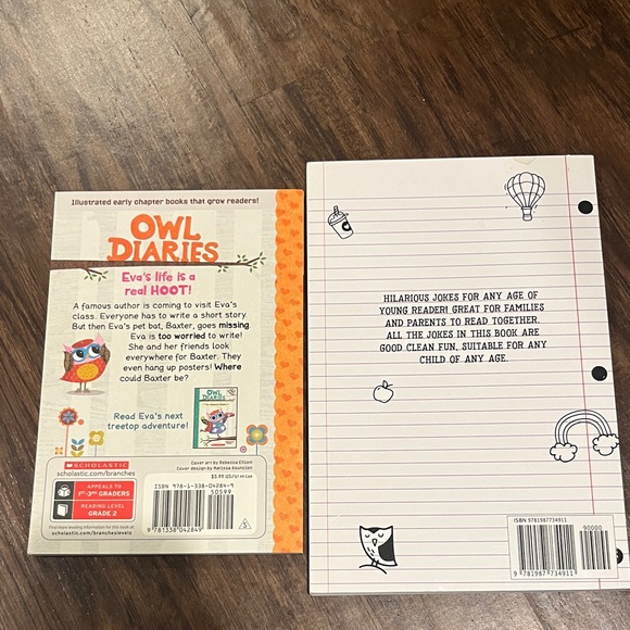 Scholastic Owl Diaries and Silly Jokes for Kids Book Set - Orange and Multicolor - Picture 2 of 2